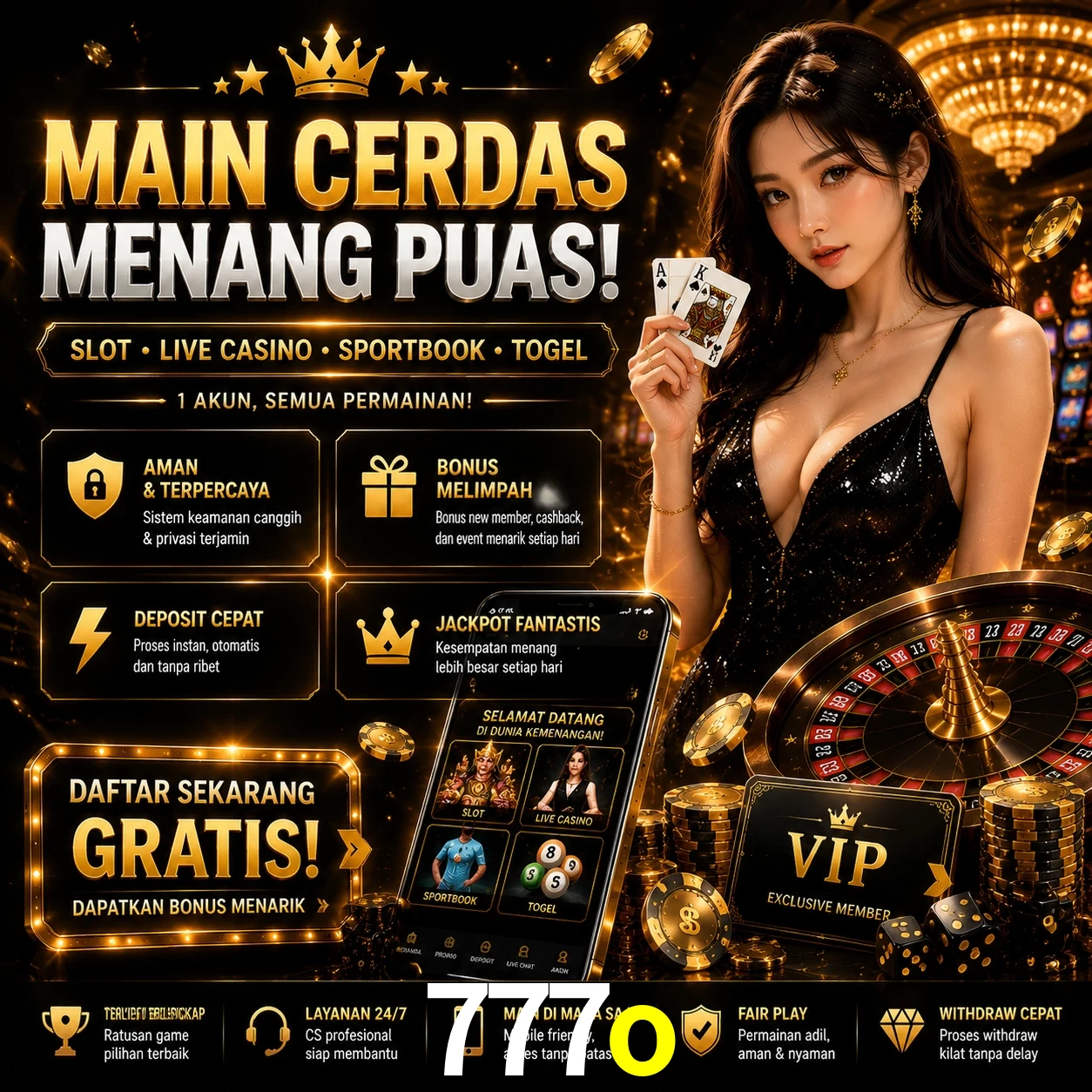 Slots no app 777o mobile