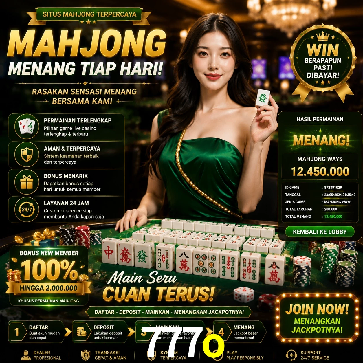 Cashback VIP 777o - reembolso semanal